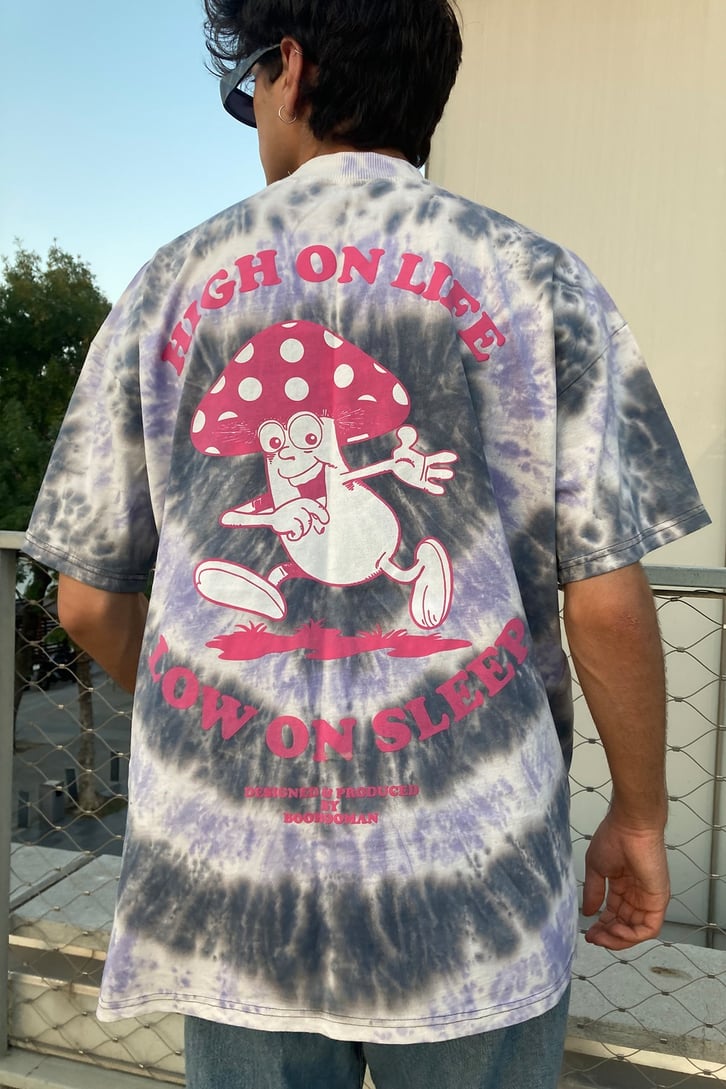 TRIPPY MUSHROOM OVERSIZE TSHIRT