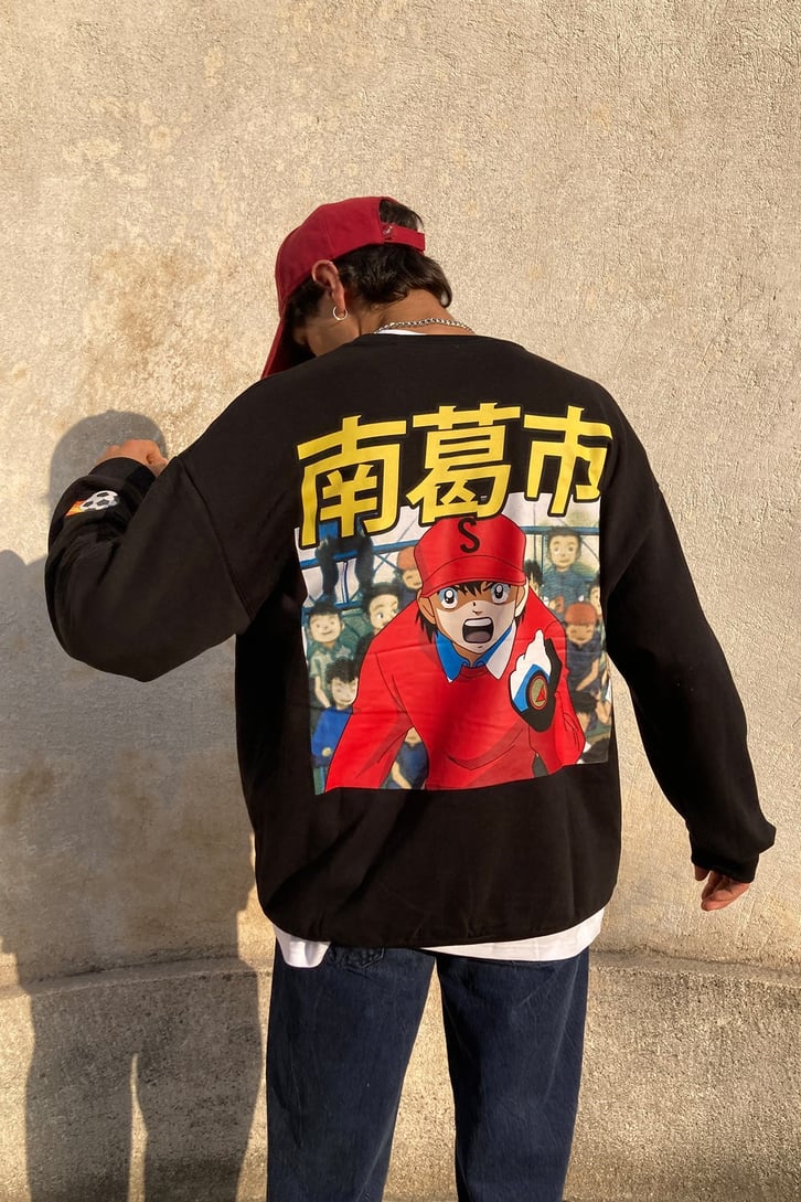 Tsubasa Printed Oversize Hoodie