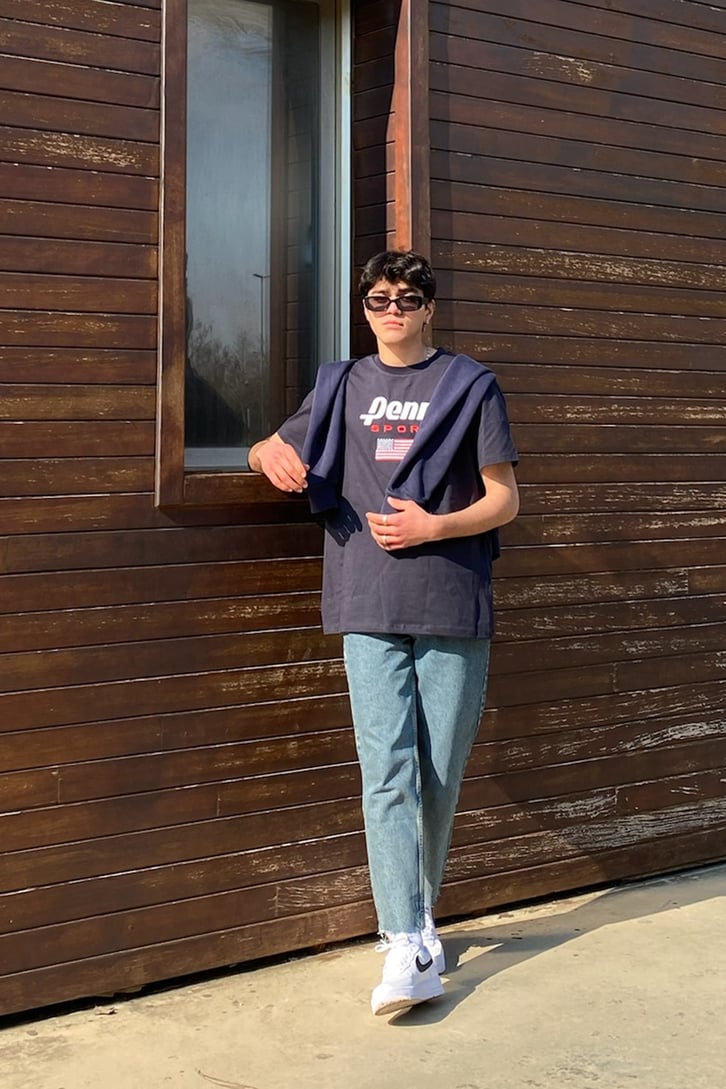 U.S.A Sports Club Lacivert Tshirt