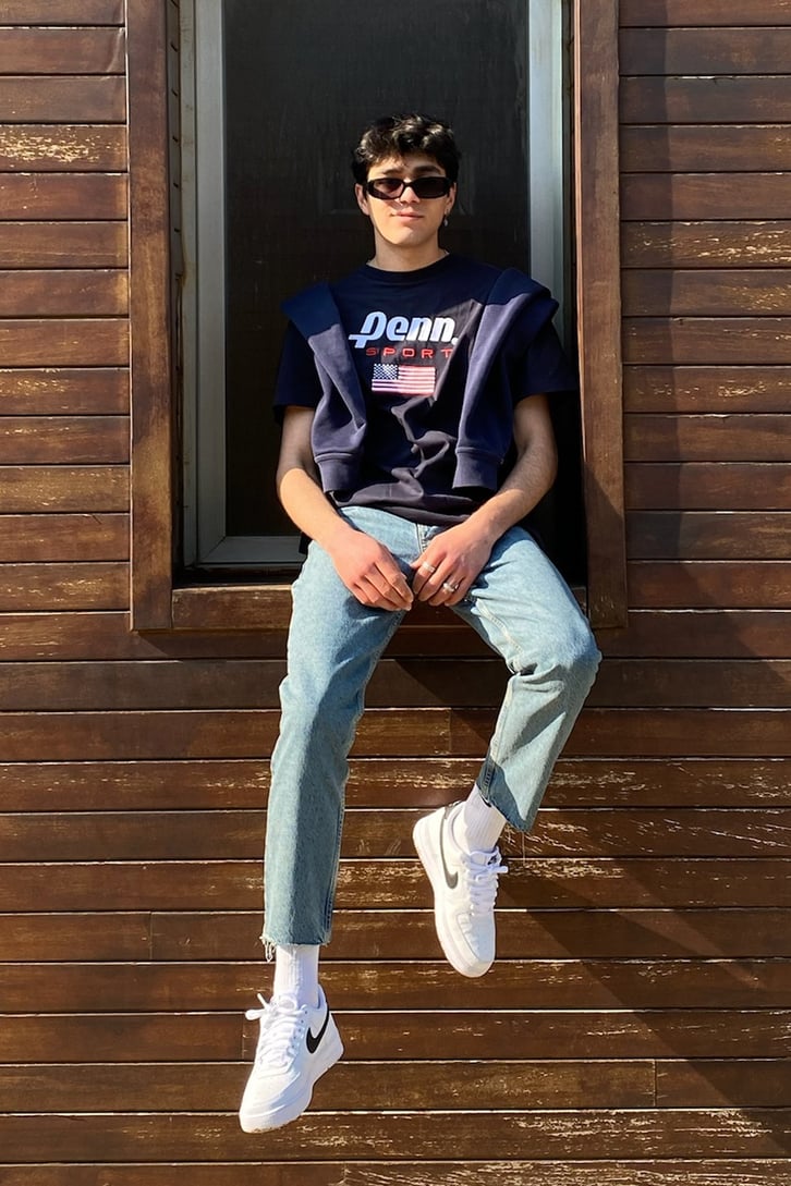 U.S.A Sports Club Lacivert Tshirt