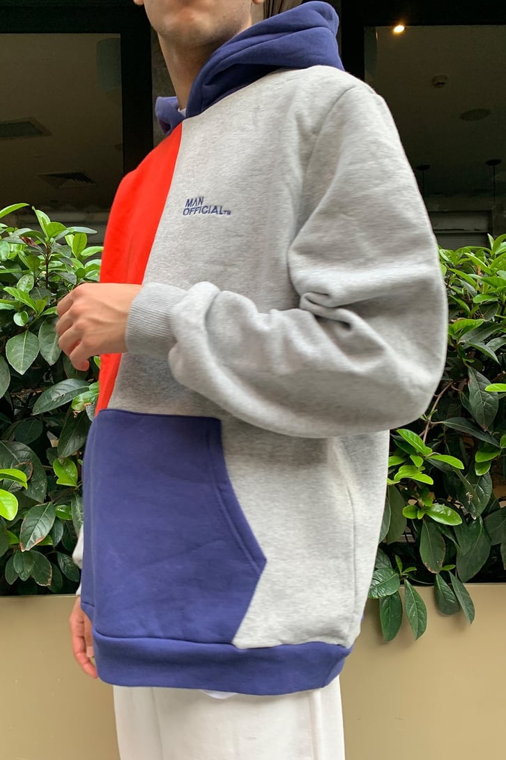 ÜÇ RENK OVERSIZE HOODIE