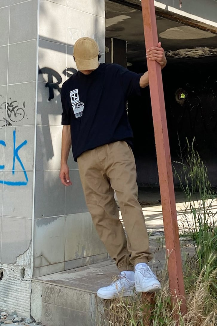 Unbreakable Sırt Baskılı Siyah Oversize Tshirt