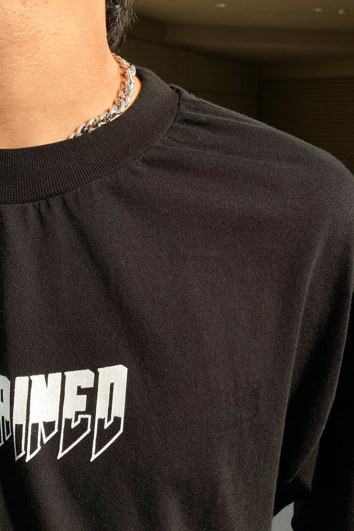 Unchained Dog Baskılı Oversize Tshirt