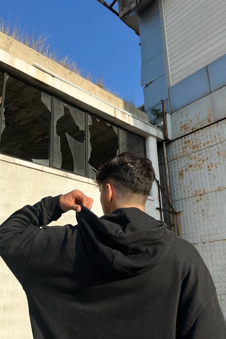 Undertated Baskılı Koyu Gri Zipper Eşofman Takımı