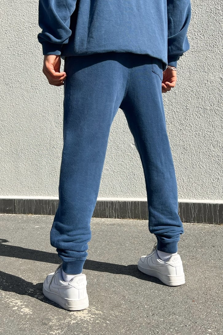 Undertated Baskılı Mavi Zipper Eşofman Takımı