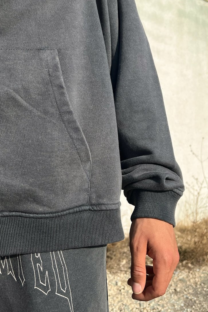 Undertated Baskılı Zipper Eşofman Takımı