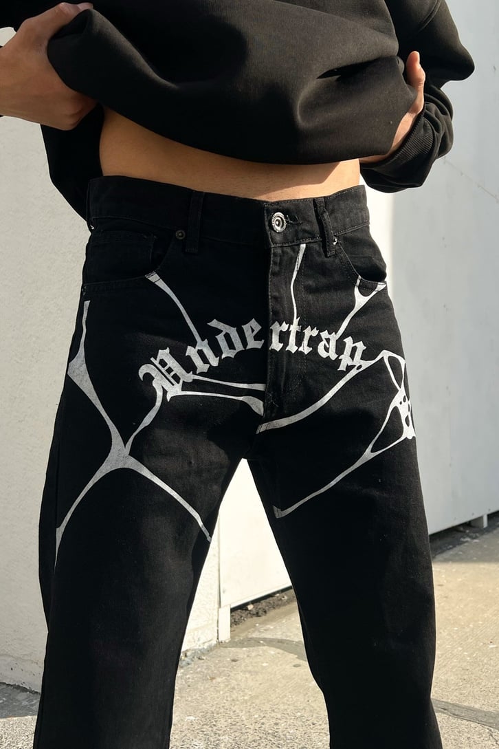 Undertrap Baskılı  Regular Fit Jean
