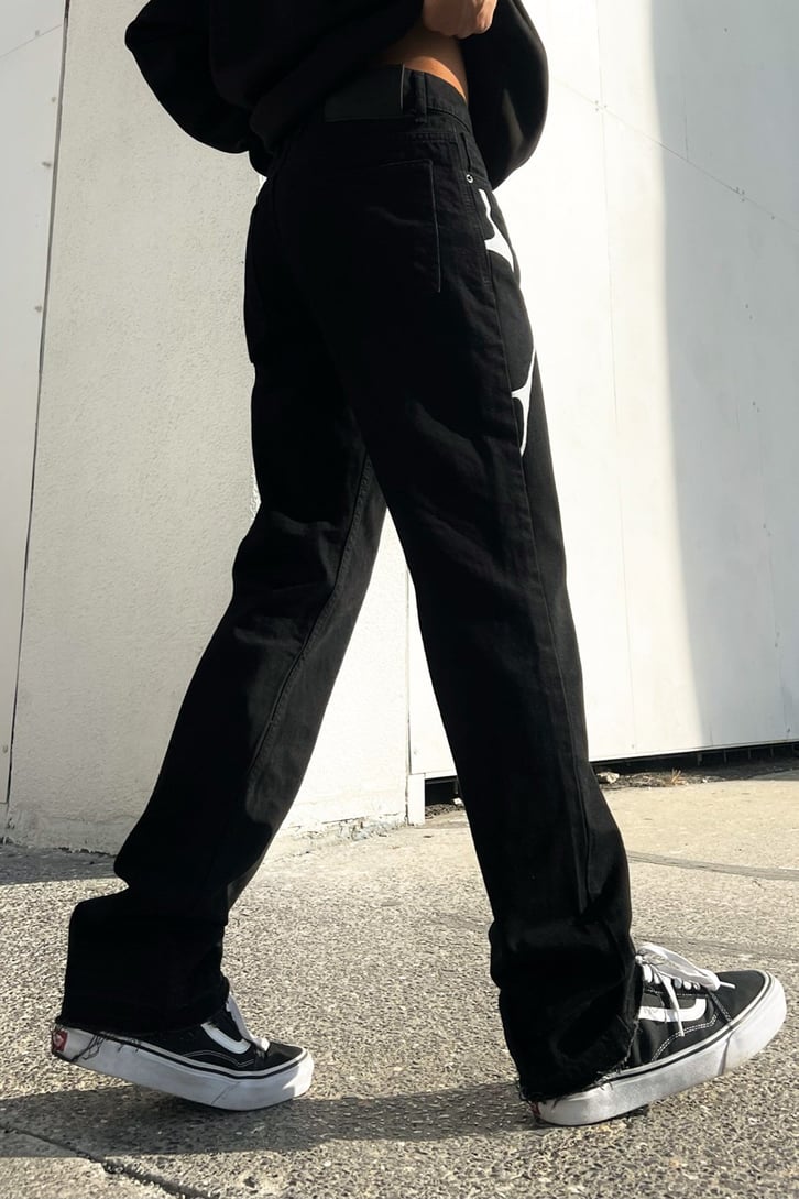 Undertrap Baskılı  Regular Fit Jean