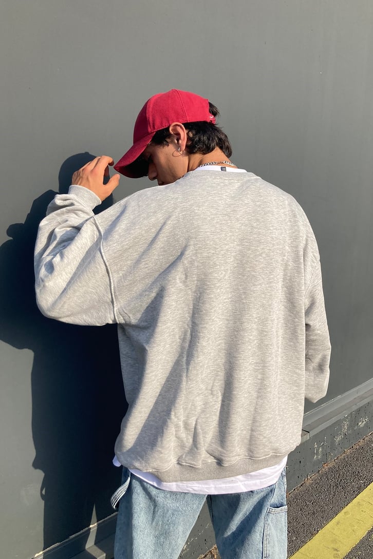 Unity Grey Extra Oversize Premium Hoodie
