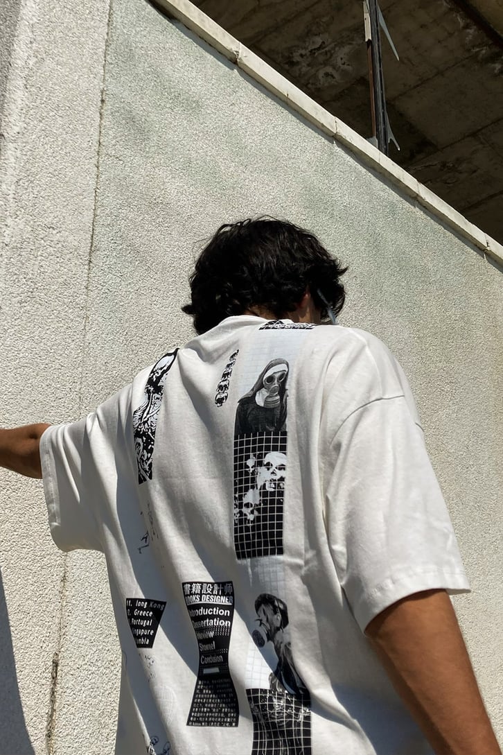Unity Sırt Baskılı Siyah Oversize