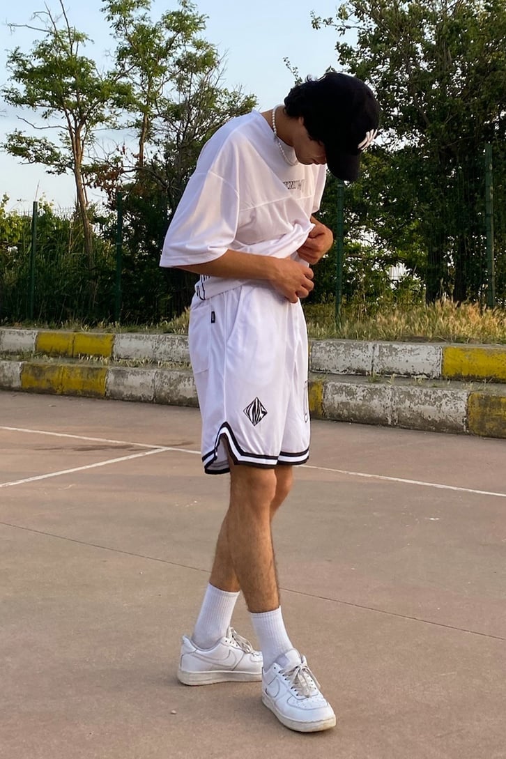 Unknown Baskılı Oversize Forma Takım