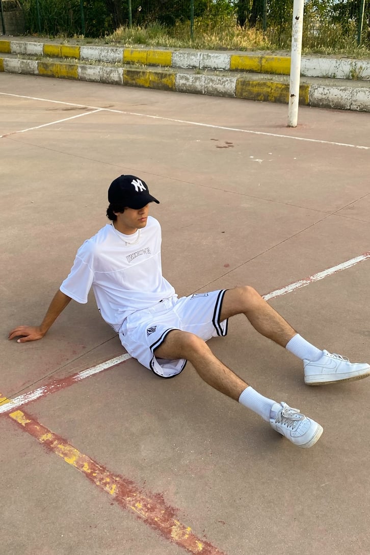 Unknown Baskılı Oversize Forma Takım