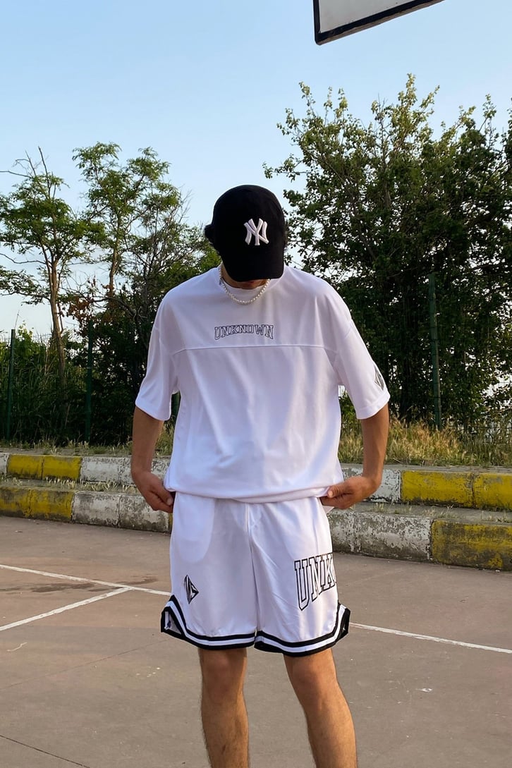 Unknown Baskılı Oversize Forma Takım