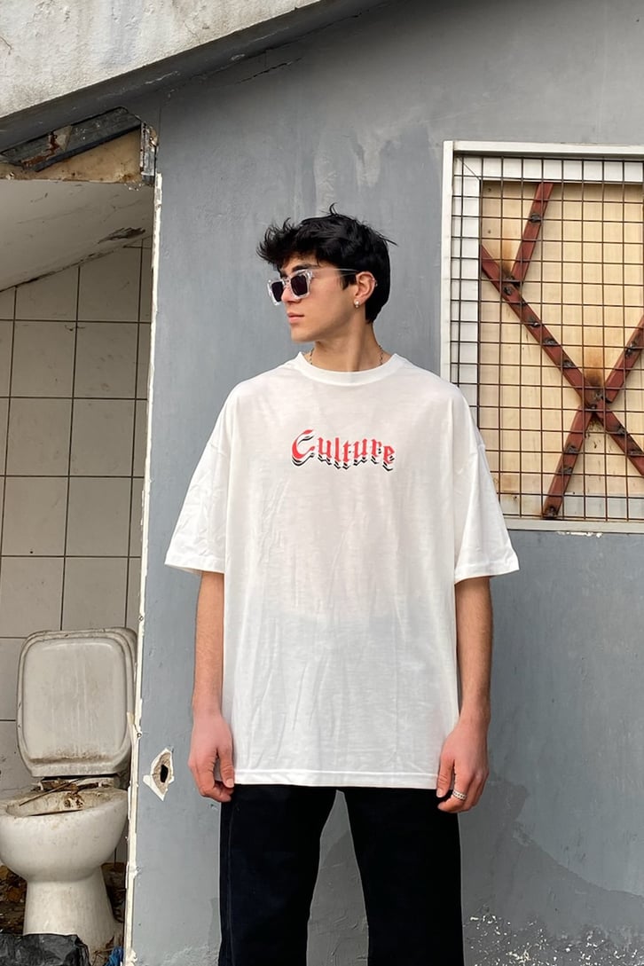Urban Culture Oversize Printed Tee