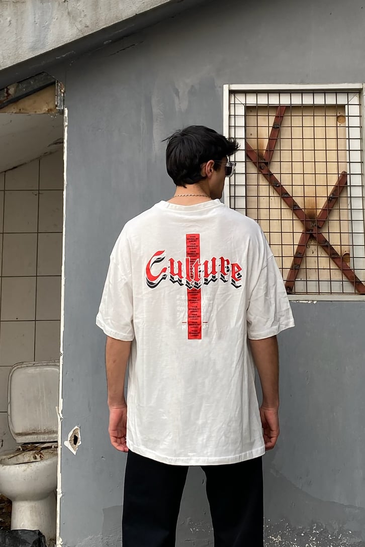 Urban Culture Oversize Printed Tee