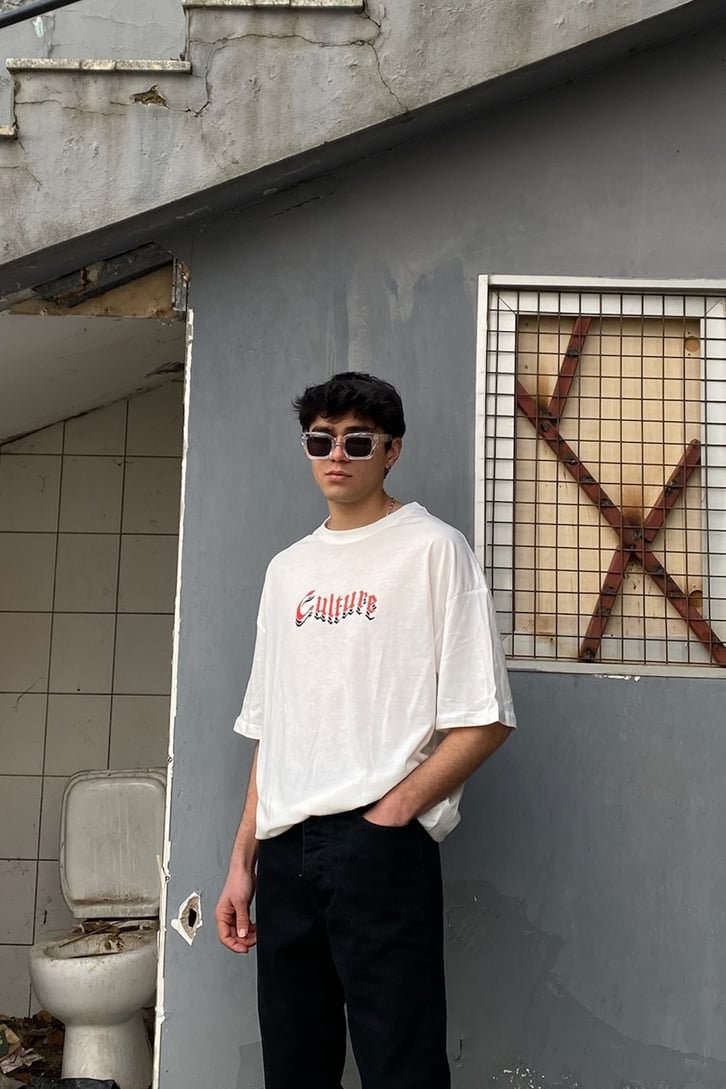 Urban Culture Oversize Printed Tee
