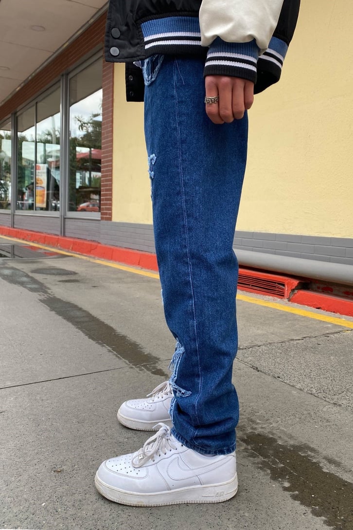 Urban Style Distressed Losse Fit Jean