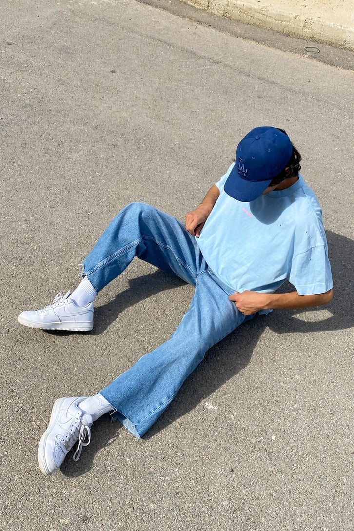 Urban Style Kot Mavisi Baggy Jean