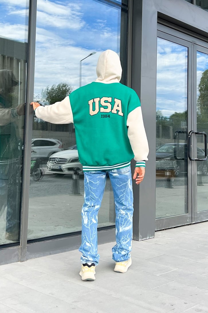 Usa Nakışlı Kolej Ceket