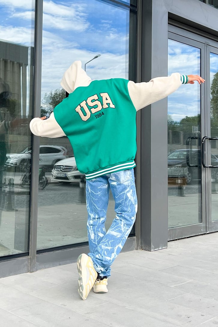 Usa Nakışlı Kolej Ceket