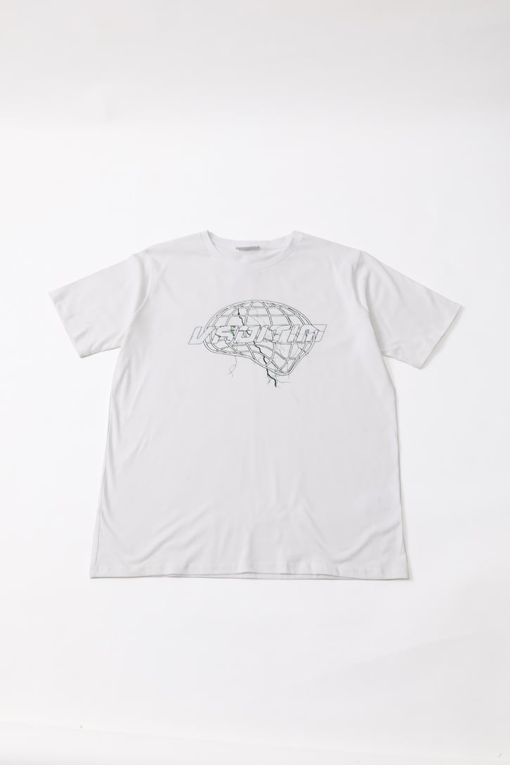 Vaditim Sırt Baskılı Beyaz Oversize Tshirt