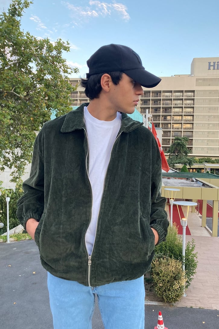 VELVET COLLAR JACKET