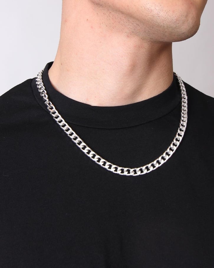 Vintage Gümüş Renk Zincir Kolye Bileklik Set