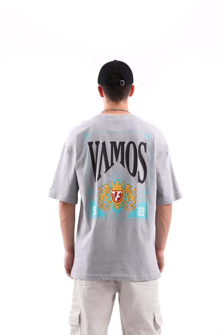 Vms Sırt Baskılı Oversize Tshirt