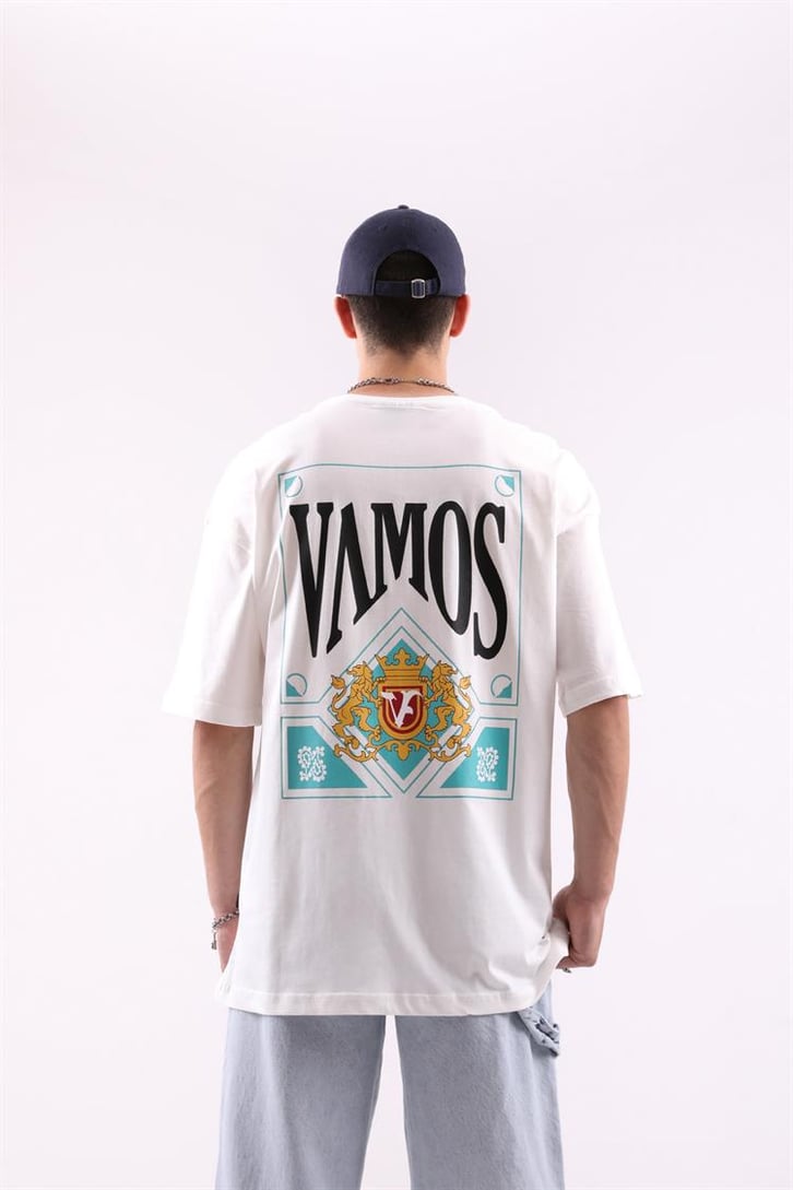 Vms Sırt Baskılı Oversize Tshirt