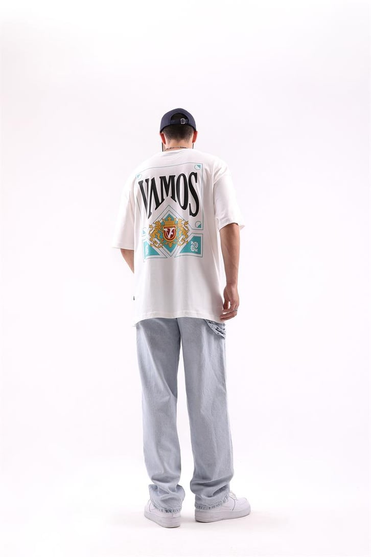 Vms Sırt Baskılı Oversize Tshirt