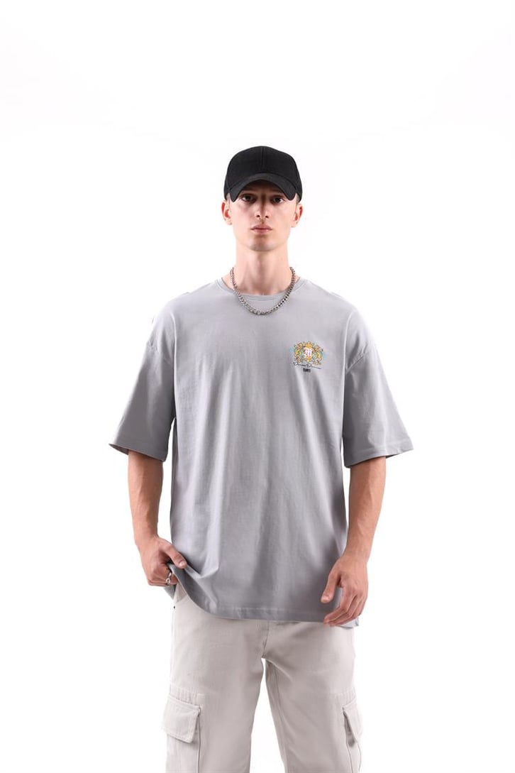 Vms Sırt Baskılı Oversize Tshirt