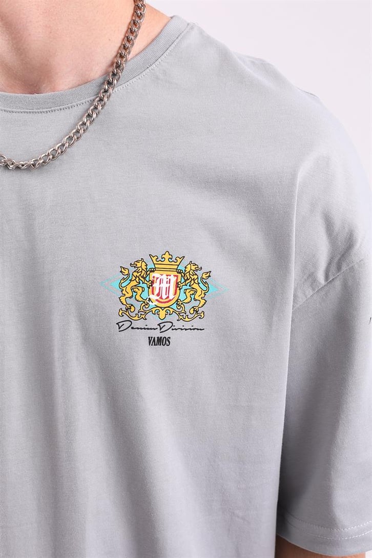 Vms Sırt Baskılı Oversize Tshirt