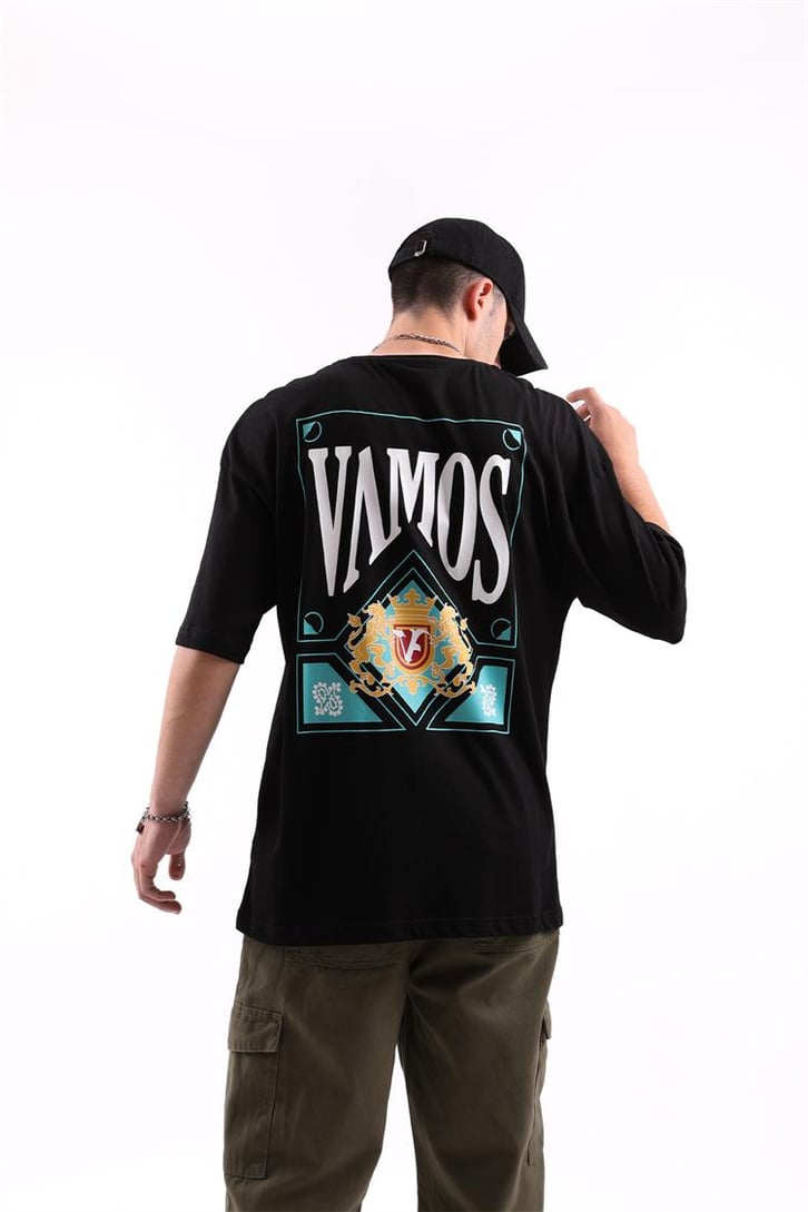 Vms Sırt Baskılı Oversize Tshirt
