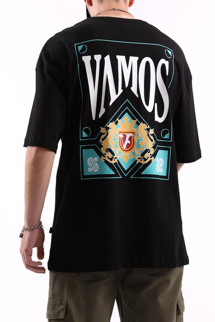 Vms Sırt Baskılı Oversize Tshirt