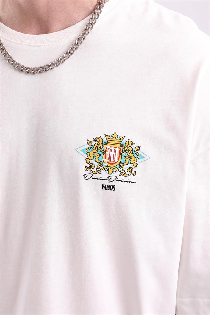 Vms Sırt Baskılı Oversize Tshirt
