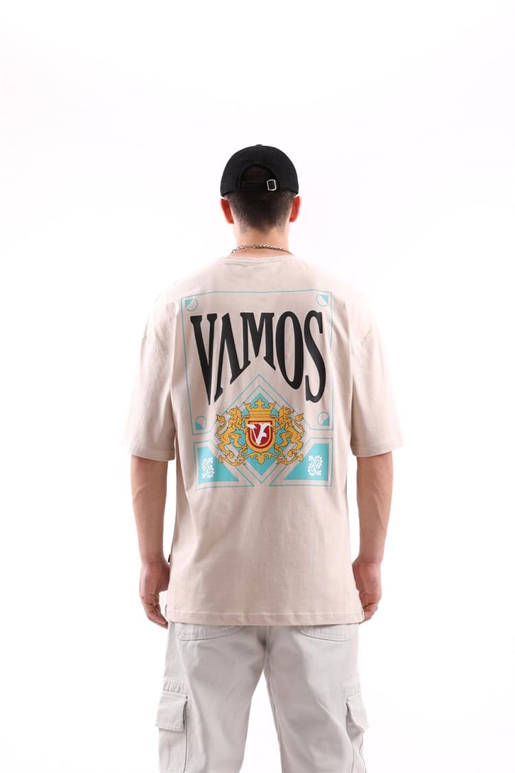 Vms Sırt Baskılı Oversize Tshirt