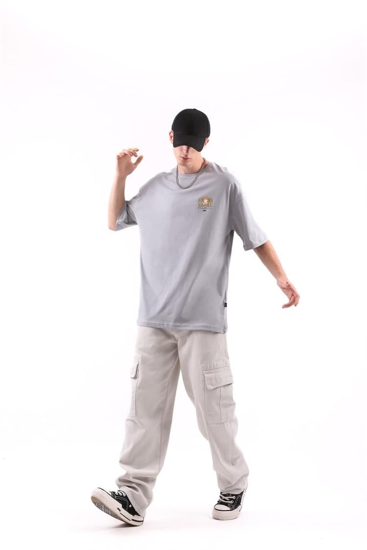 Vms Sırt Baskılı Oversize Tshirt