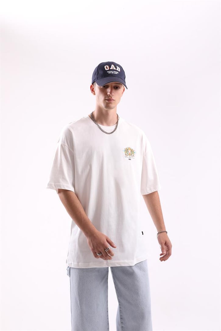 Vms Sırt Baskılı Oversize Tshirt
