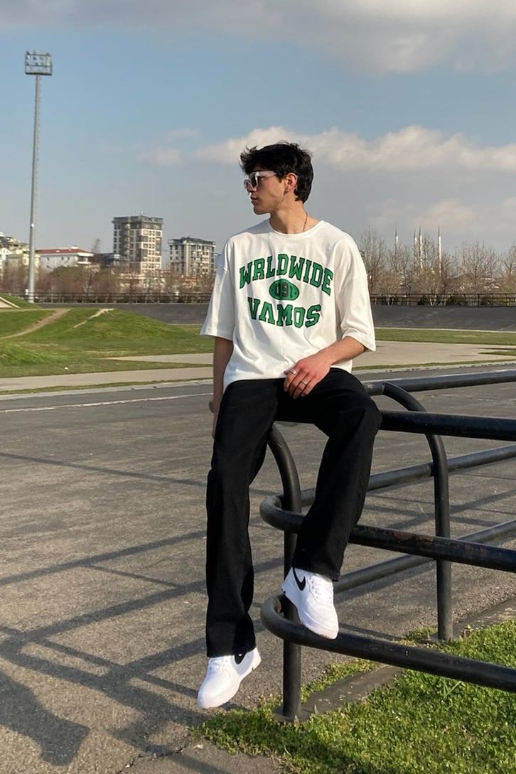 W.W Oversize Printed Tshirt