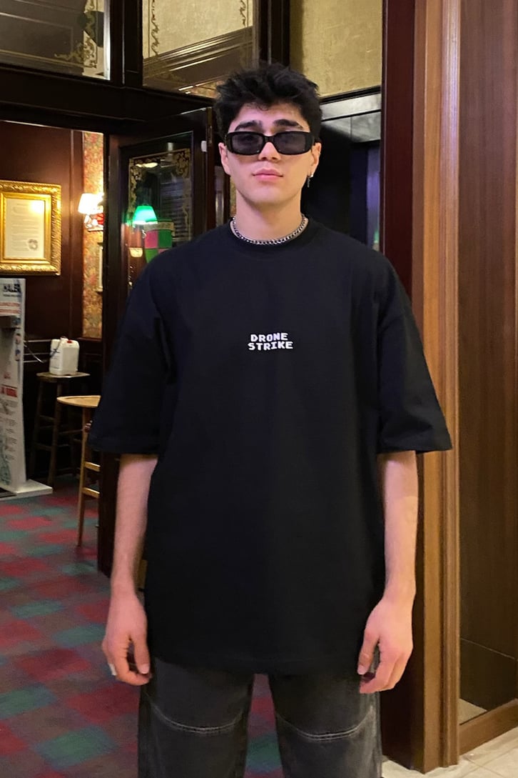 War Machine Oversize Printed Tshirt