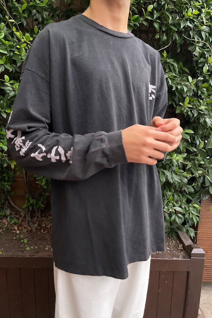 WAWE BASKILI OVERSIZE LONG SLEEVE TSHIRT