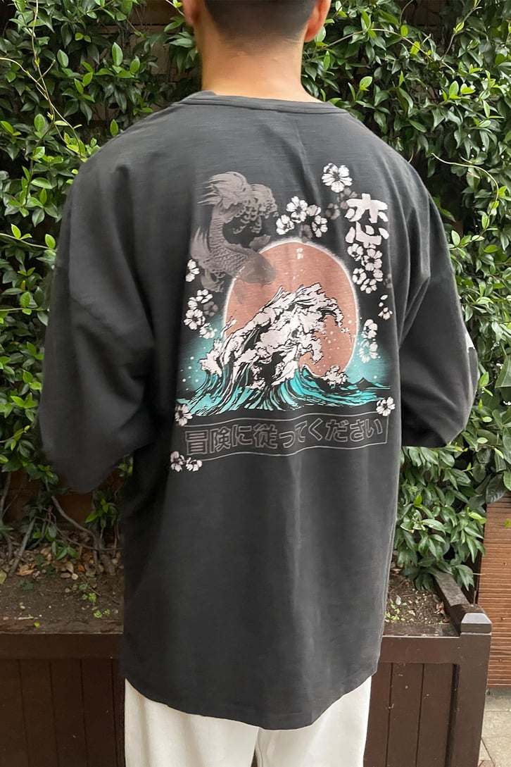 WAWE BASKILI OVERSIZE LONG SLEEVE TSHIRT