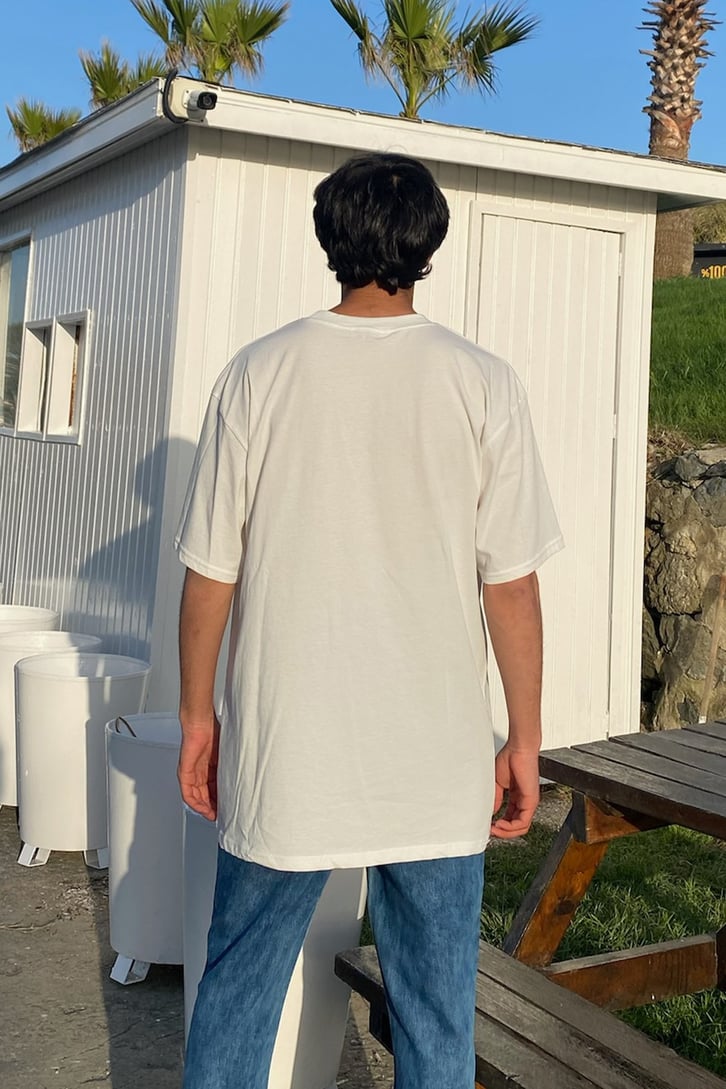 Wellness Baskılı Oversize Tshirt