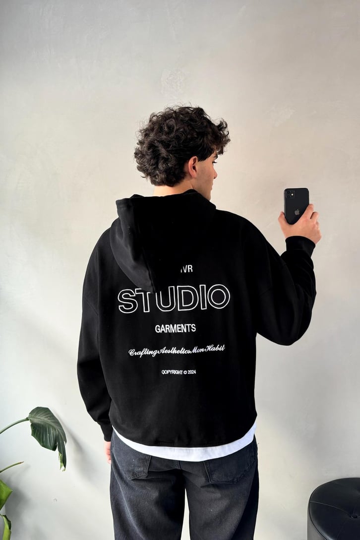 Wrstbhvr Nakışlı Oversize Hoodie