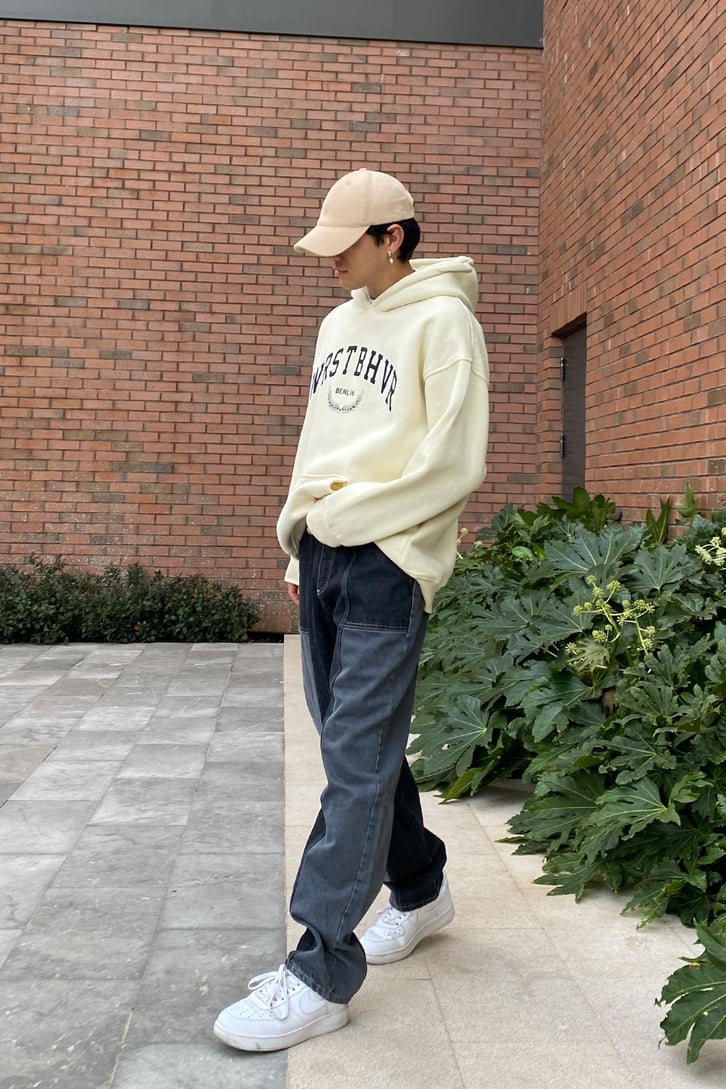 Wrstbhvr Printed Oversize Premium Hoodie
