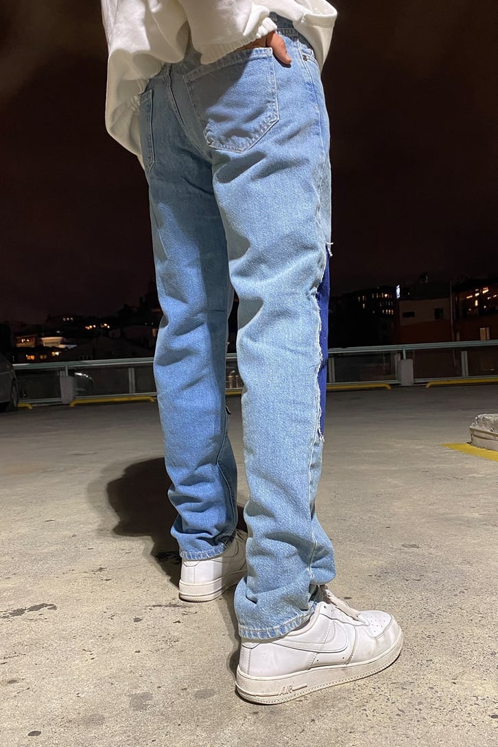 YAMALI URBAN STYLE BORU PAÇA JEAN