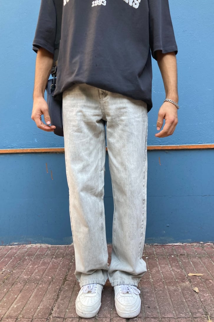 YAN CEPLİ LOOSE FIT BAGGY JEAN