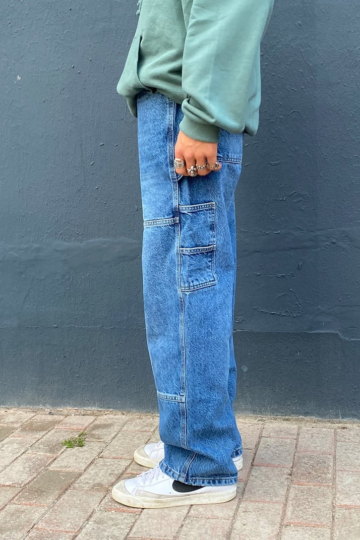 YAN CEPLİ LOSSE FIT JEAN