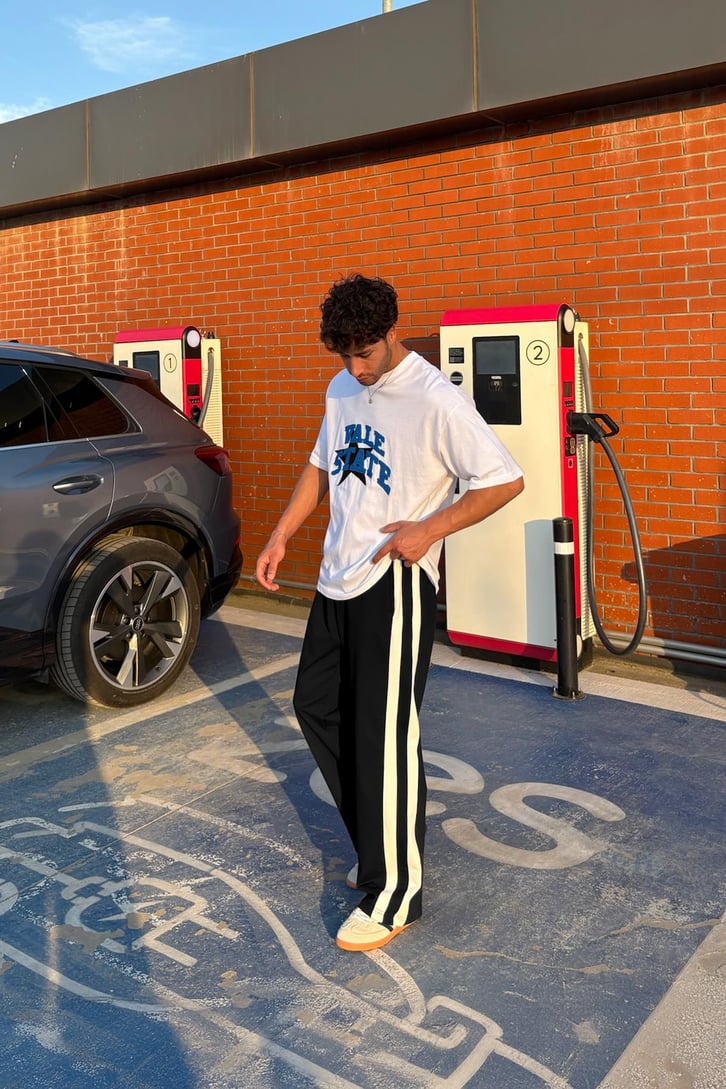 Yan Şerit Detay Eşofman Altı