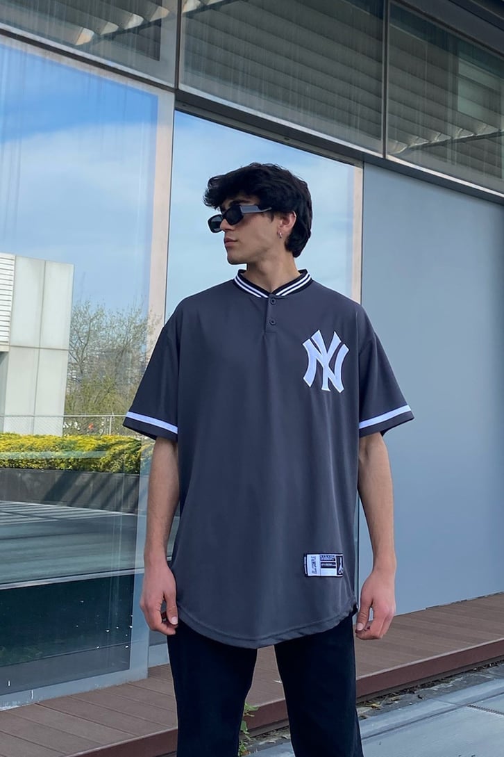 Yankees Polo Yaka Oversize Forma